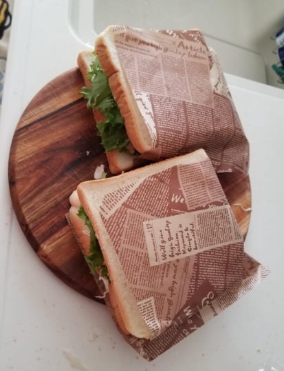 ハンバーガー 紙 ダイソー