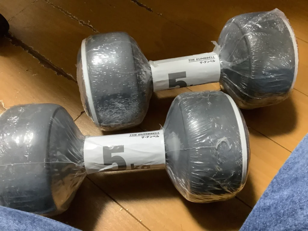 ドンキで販売されているダンベルの種類